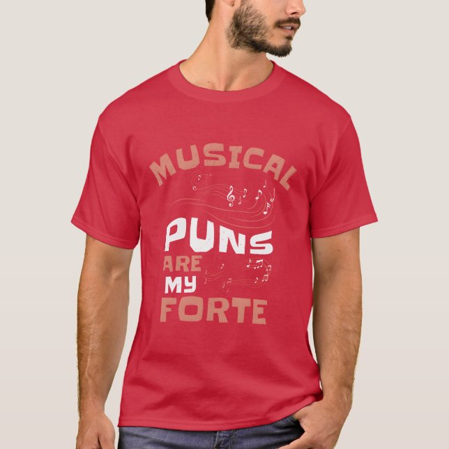 Music Forte Musical Pub Musician Musiknote T-Shirt (Vorderseite)