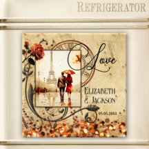 Music Foto Vintage Wedding Anniversary Magnet