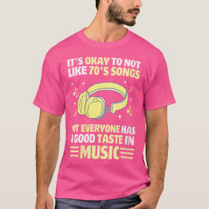 Music Funny 70er Disco Music Lover Nost T-Shirt