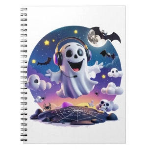 Music Ghost Notizblock