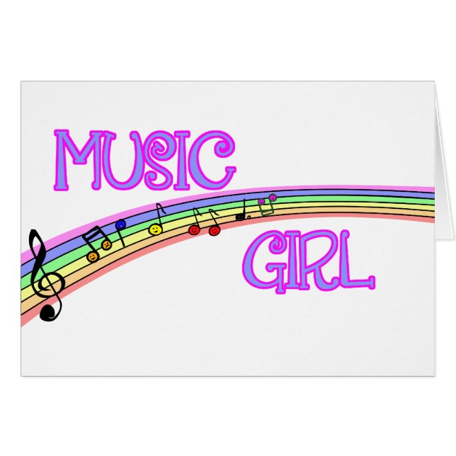 Music Girl Rainbow (Vorderseite (Horizontal))