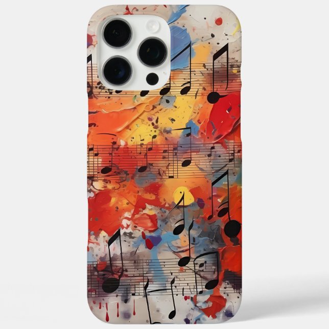 Music Graffiti Case-Mate iPhone Hülle (Rückseite)