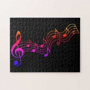 Music Hard Challenging Treble Clef schwierig Puzzle