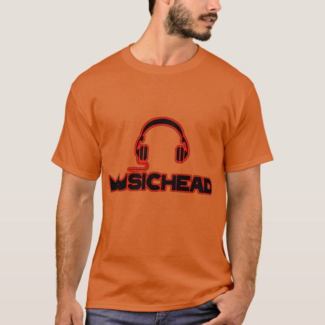 Music Head Retro T-Shirt (Vorderseite)