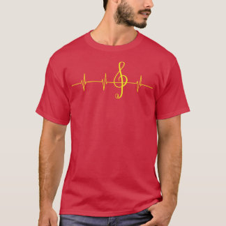 Music Heartbeat Pulcian Clef T-Shirt