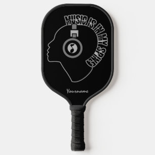 Music individuelle Name Pickleball Schläger