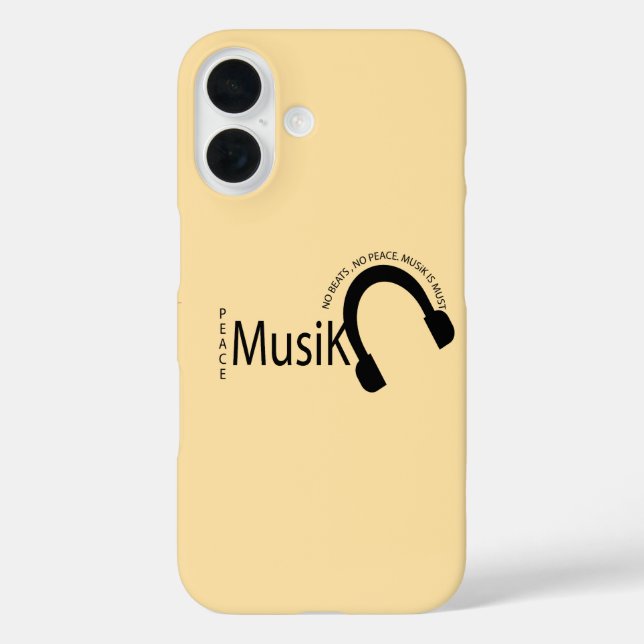 Music is life - iphone cover case for music lover (Rückseite)