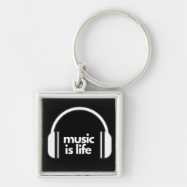 Music is Life Keyring Schlüsselanhänger