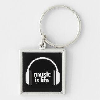 Music is Life Keyring Schlüsselanhänger