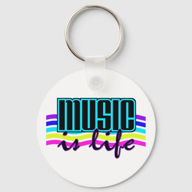 Music is Life Schlüsselanhänger (Vorderseite)