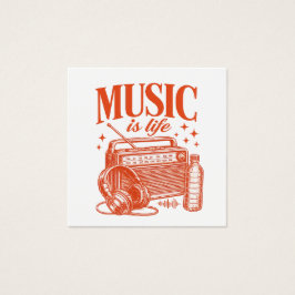 Music Is Life Vintage Design