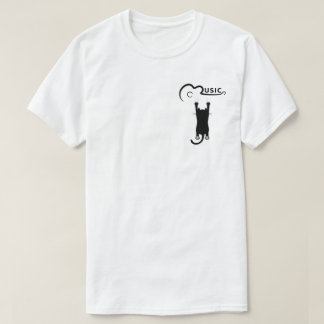 Music is Medicine - Niedlicher Cat Guitar Design T T-Shirt