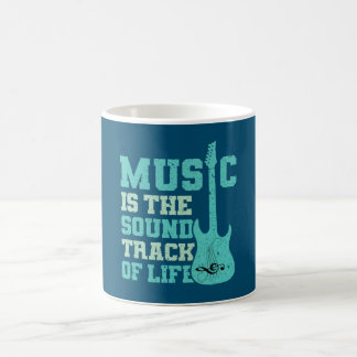 Music is the Soundtrack of Life Coffee Mug Kaffeetasse
