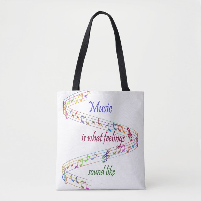 Music is what Feelings Sound Like Inspirational (Vorderseite)