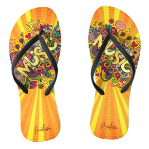 MUSIC ist die stärkste Form von Magic Beach Flip Flops