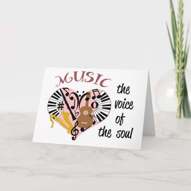 Music Karte (Vorderseite)