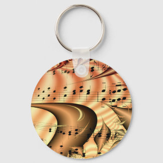 Music Keys Notes World Destination Art Schlüsselanhänger