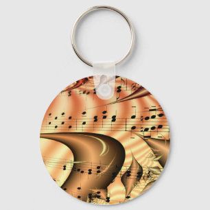 Music Keys Notes World Destiny Art Digital Schlüsselanhänger