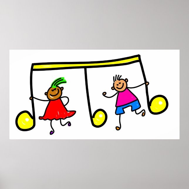 Music Kids Poster (Vorne)