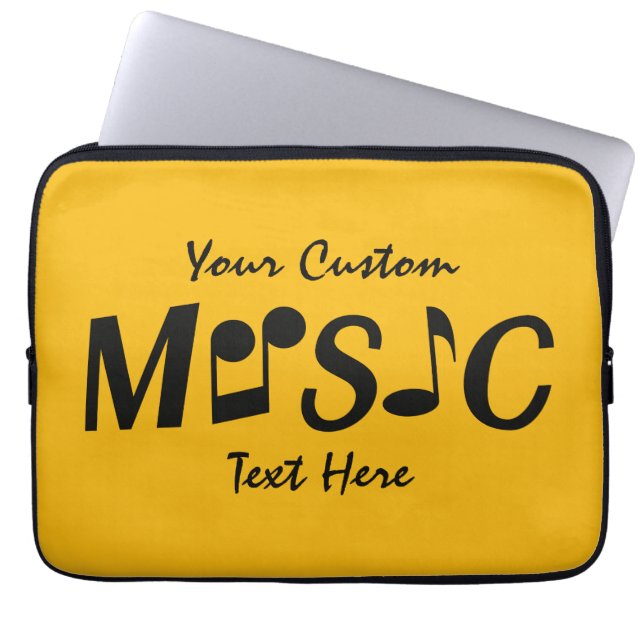 MUSIC-Laptop-Ärmel Laptopschutzhülle (Vorderseite)