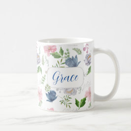 Music Lover Blue Pink Frische Pasta machen Kaffeetasse