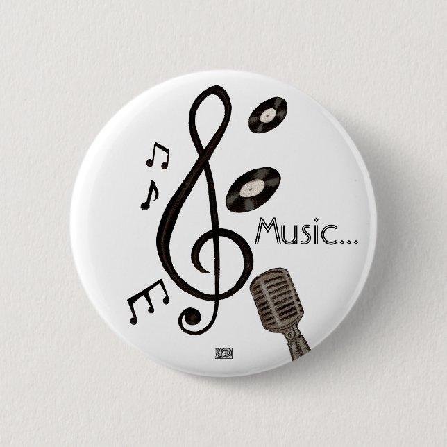 Music Lover Button (Vorderseite)