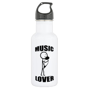 Music Lover Edelstahlflasche