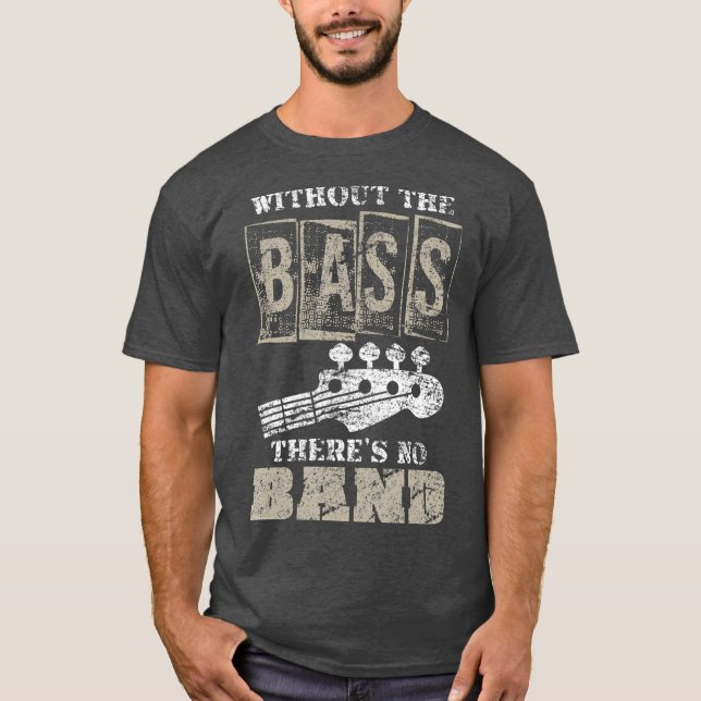 Music Lover Gift Idee Bass Player Gitarre T-Shirt (Vorderseite)