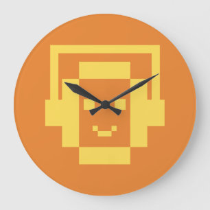Music Lover Große Wanduhr