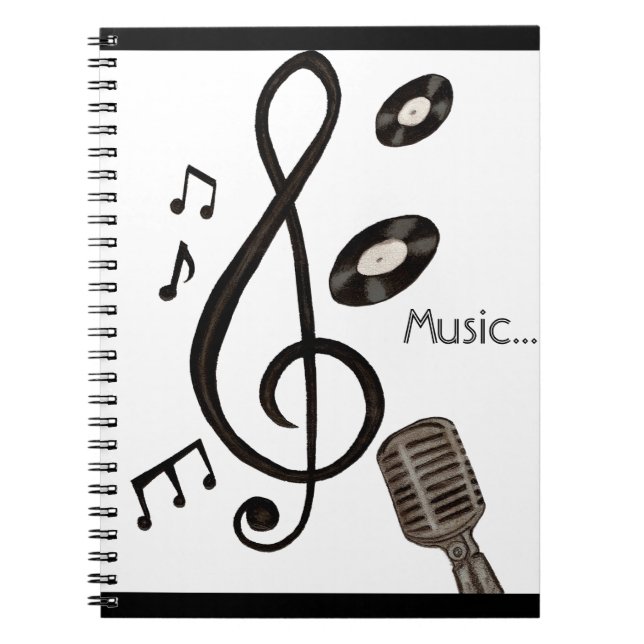 Music Lover Notizblock (Vorderseite)