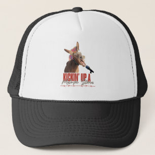 Music Lover Punny Rockstar Donkey Truckerkappe