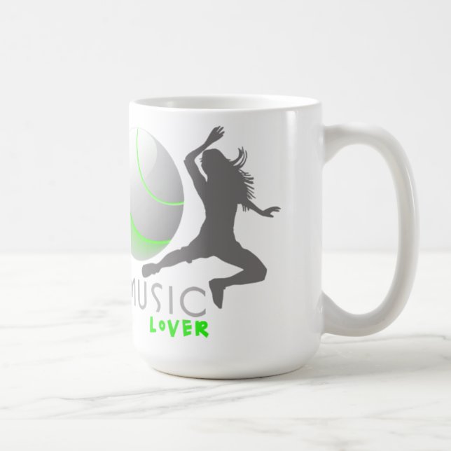 Music Lover Ringer-Tasse Kaffeetasse (Rechts)