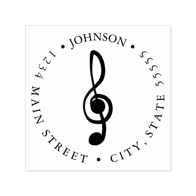 Music Lover | Rückgabezeichen für Musikdokumente Permastempel (Design)