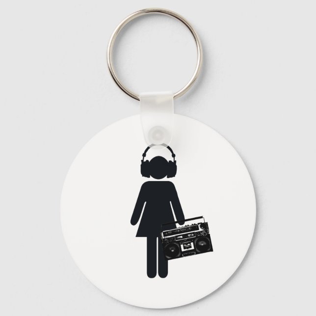 Music Lover Schlüsselanhänger (Vorderseite)
