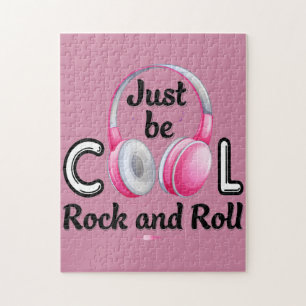 Music Lover Sei Cool Rock and Roll Puzzle