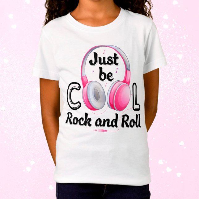 Music Lover Sei Cool Rock and Roll T-Shirt (Von Creator hochgeladen)