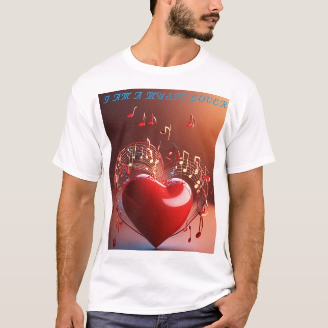 Music Lover T - Shirt (Vorderseite)