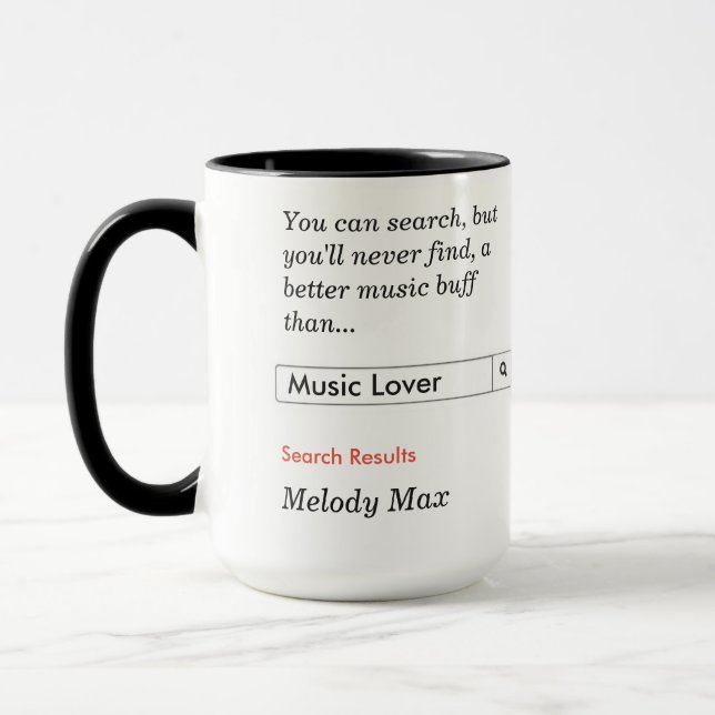 Music Lover Tasse (Links)