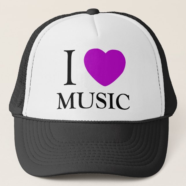 Music Lover_ Truckerkappe (Vorderseite)