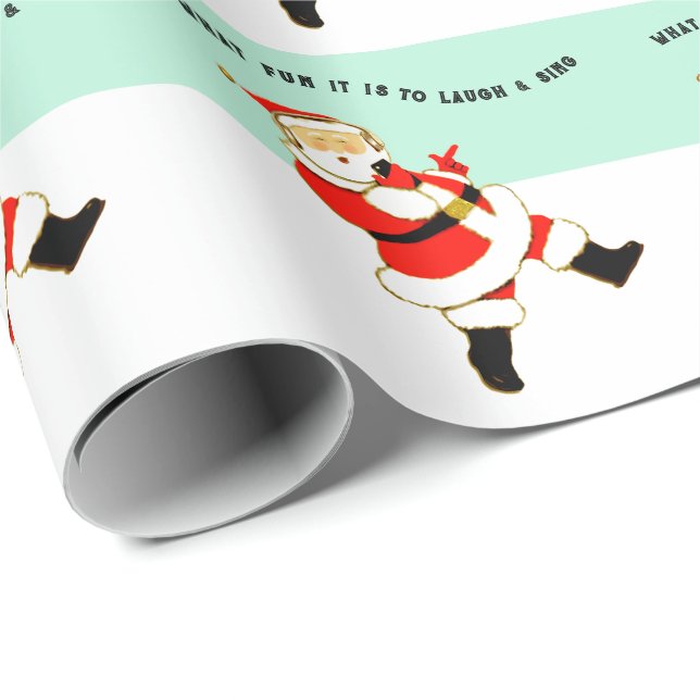 Music Lover Weihnachtsgeschenk Geschenkpapier (Rolleneckpunkt)
