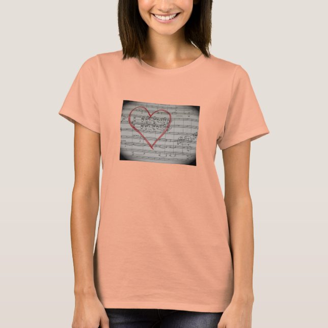 Music Lovers Damen Shirt (Vorderseite)