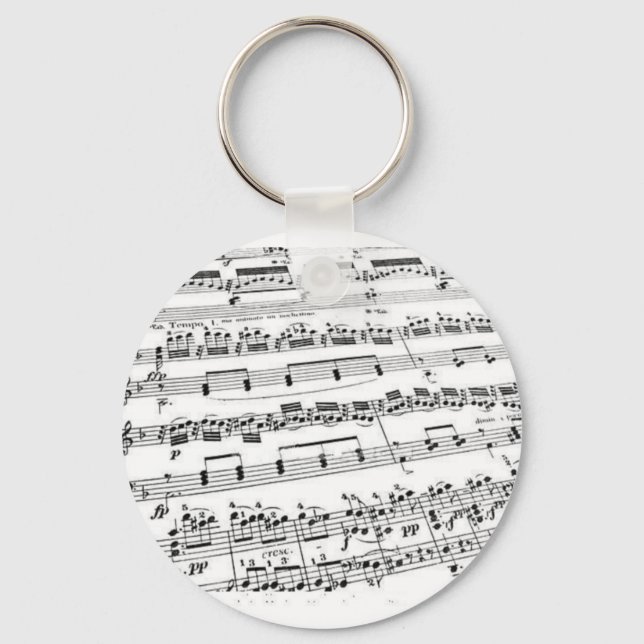 Music Major/Student/Lehrer Schlüsselanhänger (Vorderseite)