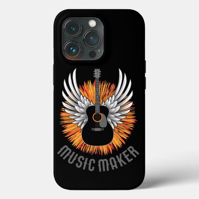 Music Maker (guitar player) Case-Mate iPhone Case (Rückseite)