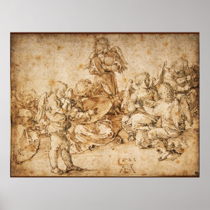 Music Making Angels von Albrecht Durer Poster