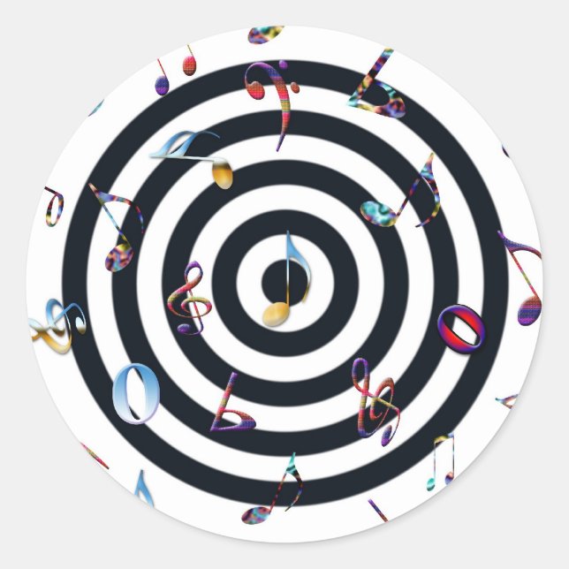 Music Mania - Aufkleber (Vorderseite)