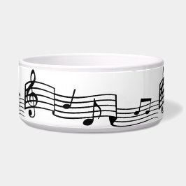 Music Notes Pet Napf