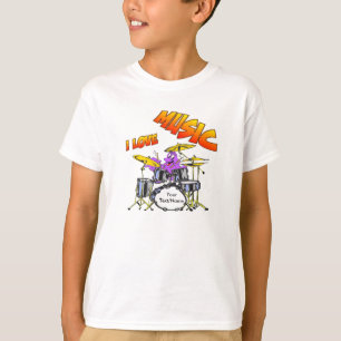 Music Octopus Anpassbarer Kids-T - Shirt