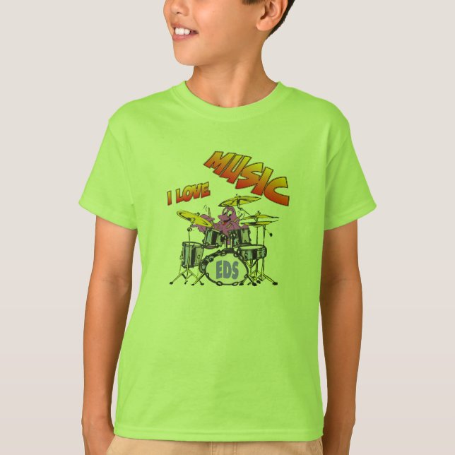 Music Octopus Apparel T - Shirt (Vorderseite)