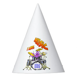 Music Octopus Party Hat Partyhütchen