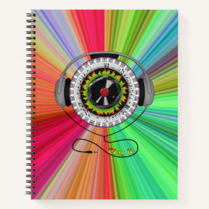 Music of Life Spiral Notebook Notizbuch